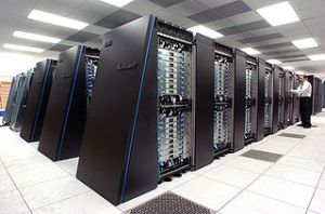 'IBM Blue Gene P supercomputer' by Argonne National Laboratory's Flickr page [CC-BY-SA-2.0 (http://creativecommons.org/licenses/by-sa/2.0)], via Wikimedia Commons